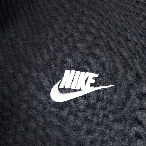 Nike Women’s Funnel Neck Hoodie Large Black Pullover Sweatshirt Soft Fleece - Picture 4 of 12